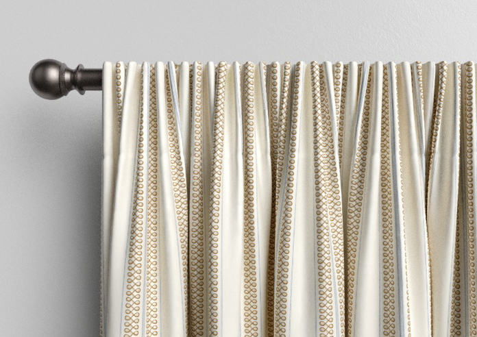 Noble Stripe, Rye - Made to Measure Curtains - Image 9